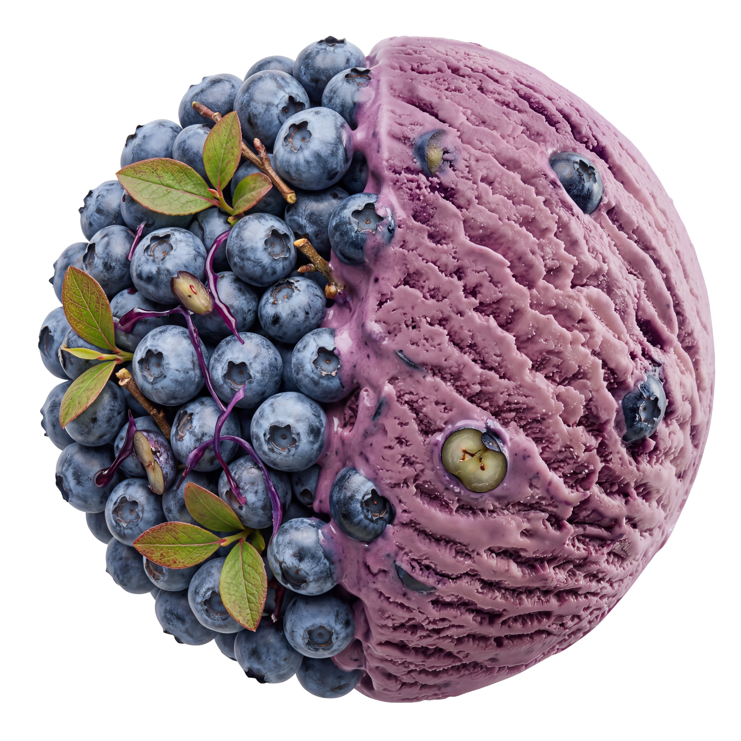 Blueberry Ice Cream