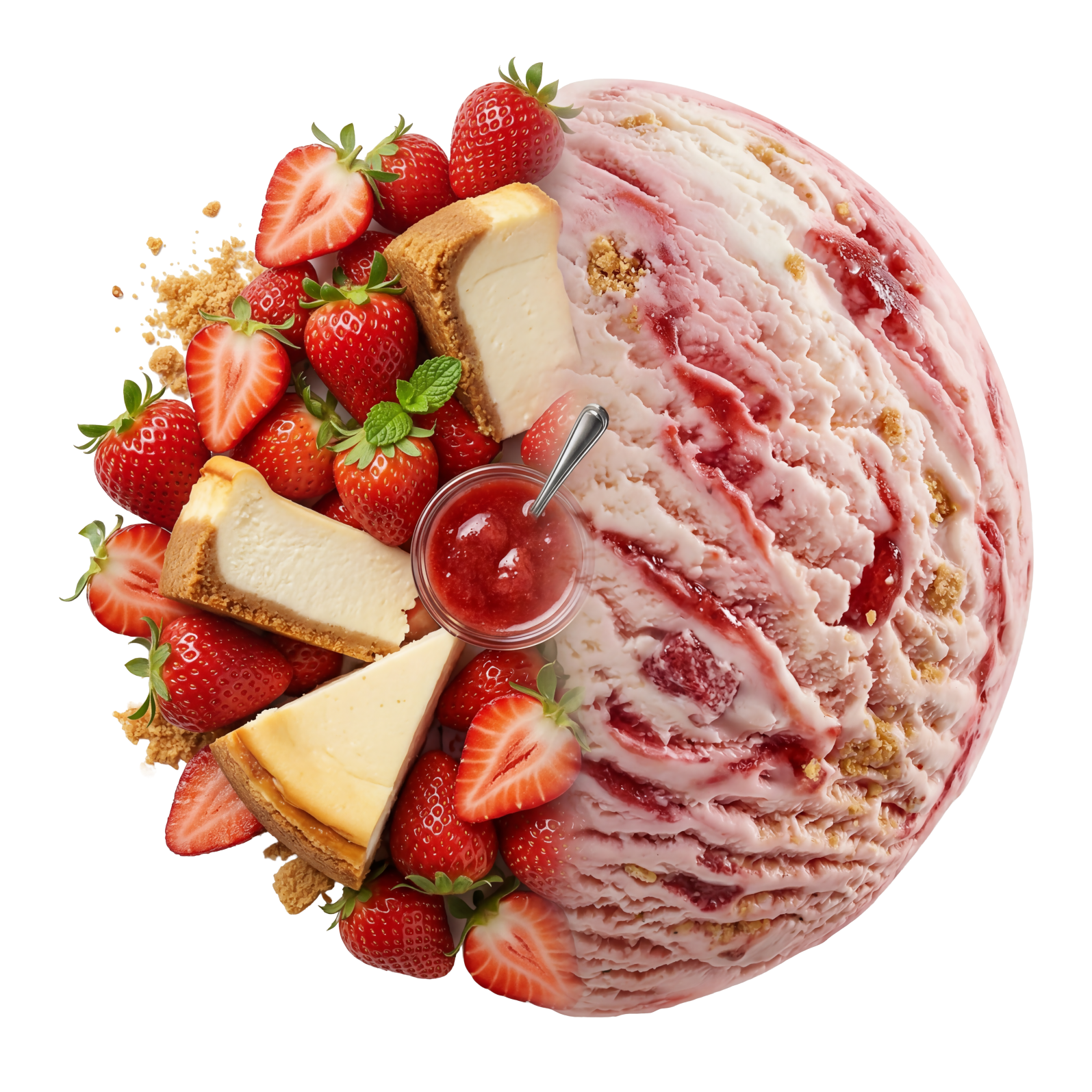 Strawberry Cheesecake Ice Cream